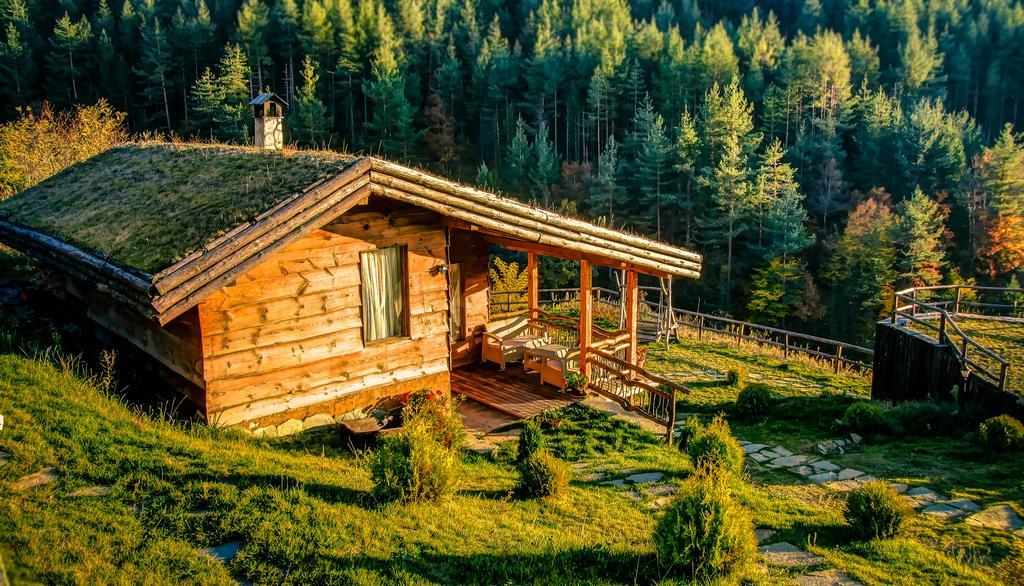 Панорама Хаус Лещен И Еко Къщи Дървена И Землянка Zewnętrze zdjęcie